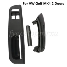 Interior Door Grab Handle + Window Switch Panel Bezel + Trim For MK4 Golf 2Dr