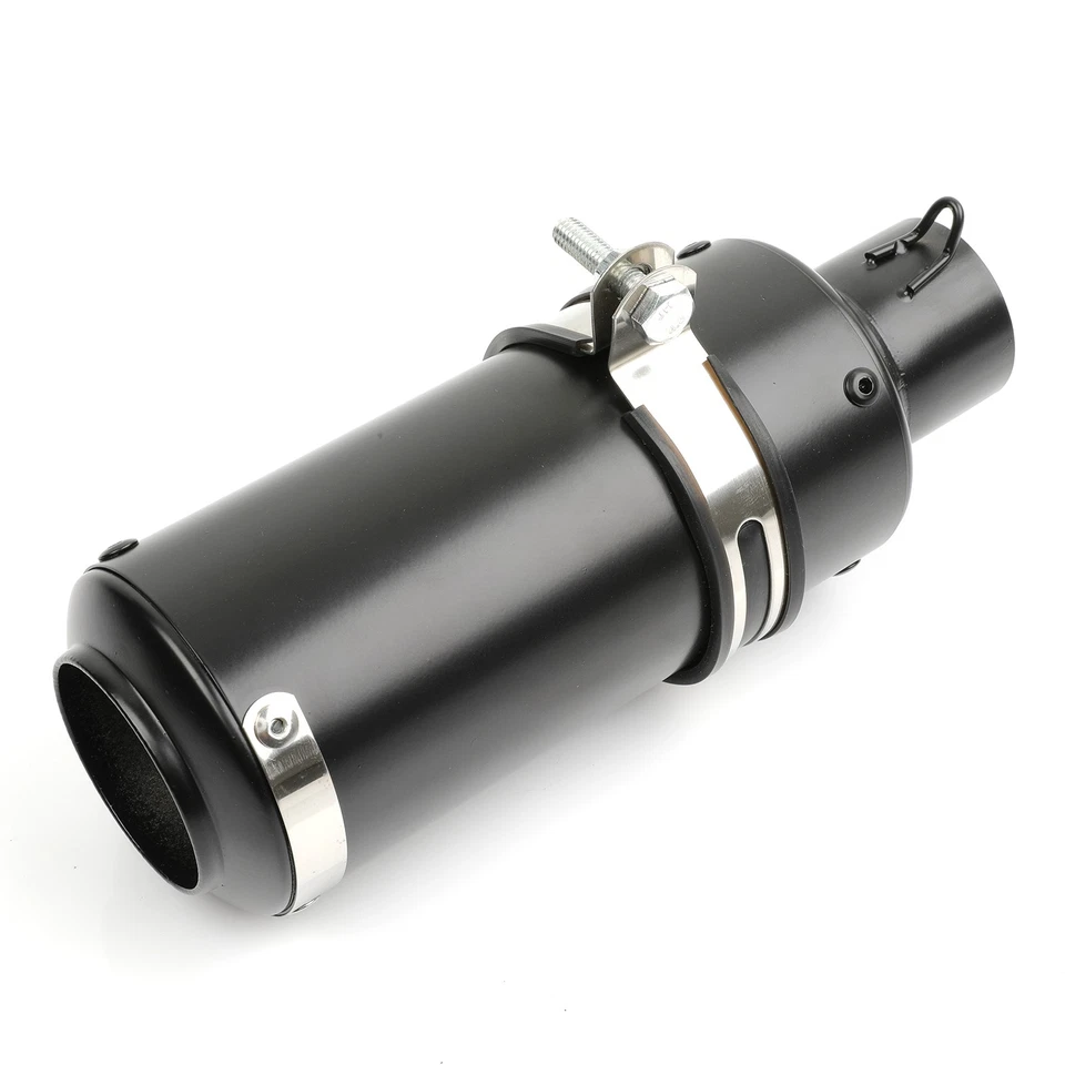 1x Silenciador de tubo de escape deslizable de entrada de 2" para Honda VFR 800 400 750 1200 Foto 4 de 4