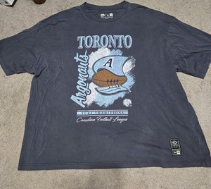 CFL New ERA Toronto Argonauts Official Sideline Turf Tradition Men's 2XL T-Shirt