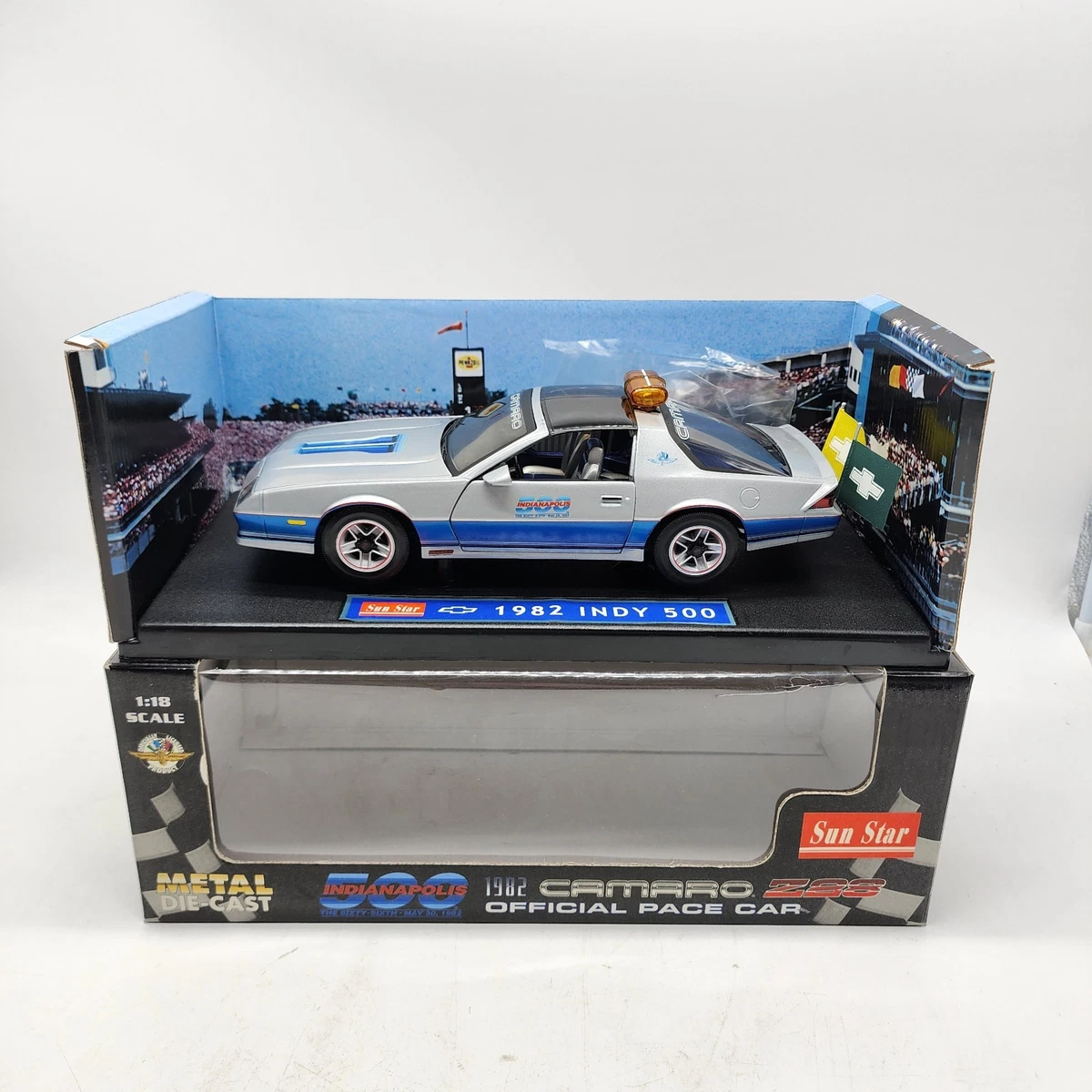 5R Sun Star 1982 Chevy Camaro Z28 Indy 500 Pace Car 1:18 Scale