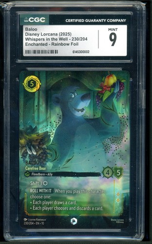 Baloo - Carefree Bear graded CGC 9 for sale on eBay
