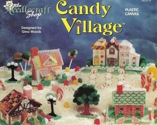 Candy Village In Plastic Canvas Patterns The Needlecraft Shop Christmas 1995