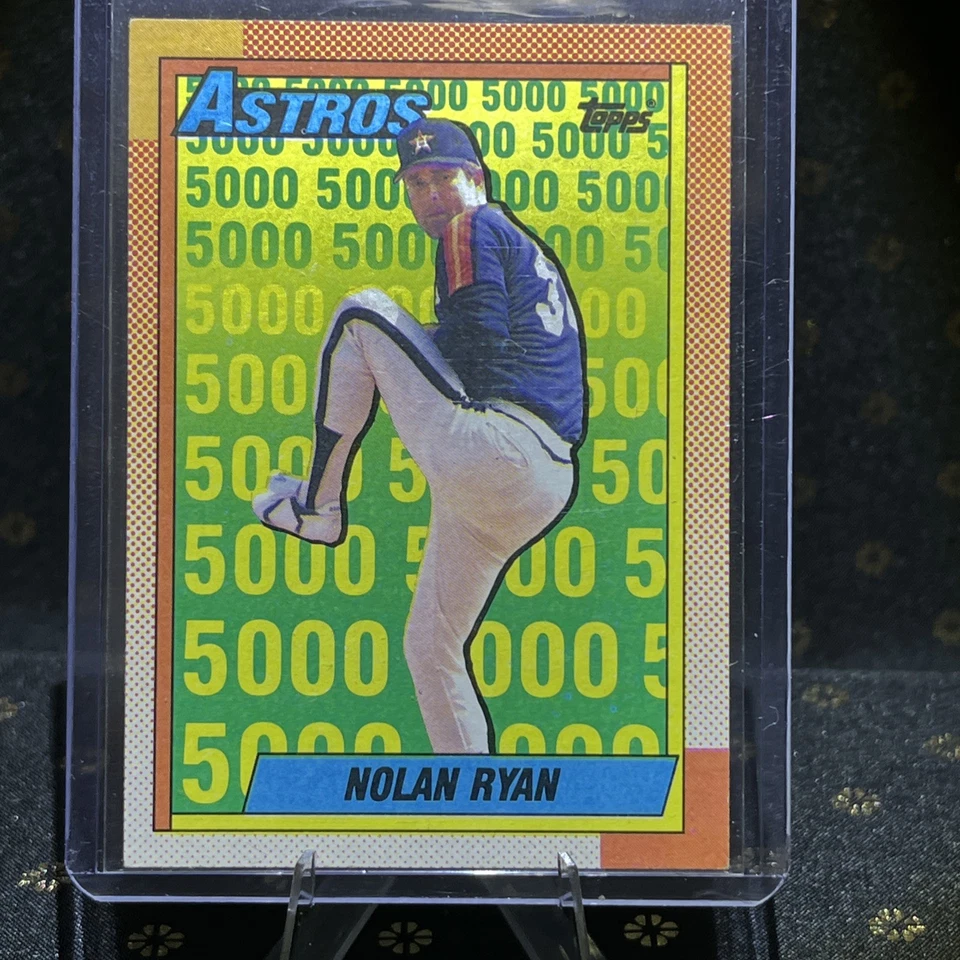 1990 Topps - Nolan Ryan #4 Houston Astros 5000 Ks Foto 2 de 3