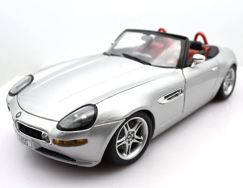 1/18 Bburago Car BMW Z8 Silver Grey Collection Miniature Diecast Burago