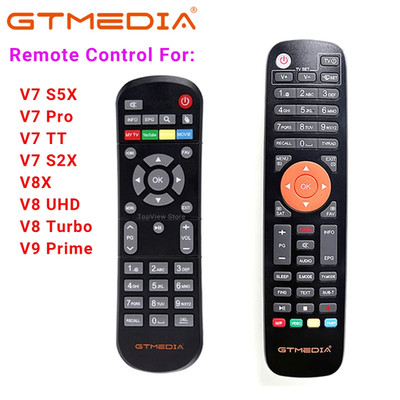 GTMEDIA Remote Control For V7 S5X/V7 PRO/V8X/V9 Prime/V8 UHD/V8 Turbo/