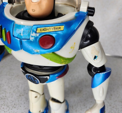 Vtg Blue Toy Story 12” Buzz Lightyear Search & Rescue Disney Pixar 2001 Tested - Picture 5 of 11