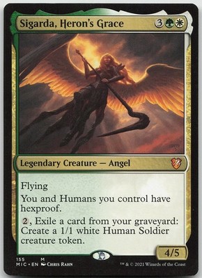 Sigarda, Heron's Grace 155 Mythic Commander: Innistrad: Midnight Hunt NM MTG