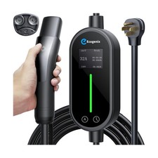 Level 2 Tesla Charger, 32A/7.68KW Tesla Mobile Charger with LCD Display, 240V...