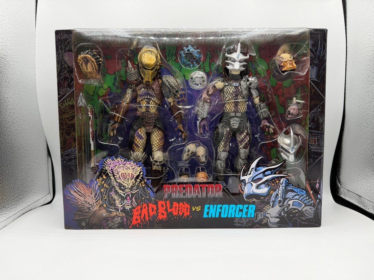 Neca Predator Bad Blood Vs. Enforcer AUTHENTIC SEALED | eBay