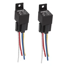 Pack 48V 40A Car Relay Harness, 4 Pin SPST, 1AWG Harness Sockets, Automotive 2