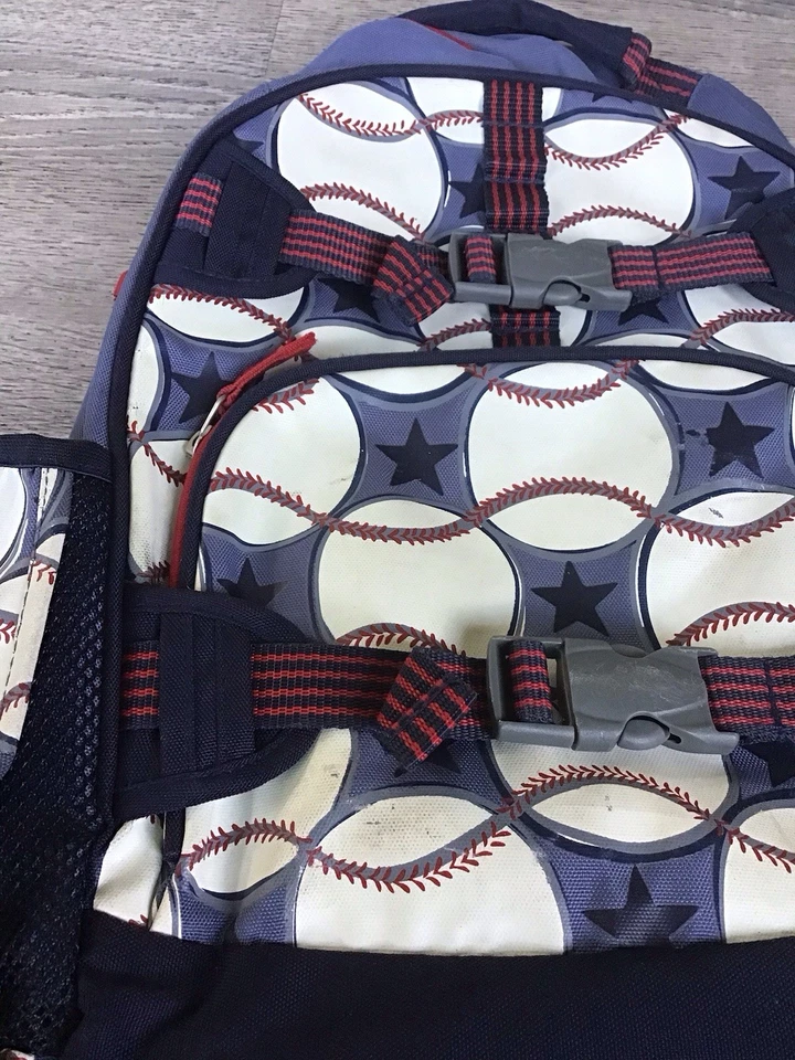 Mochila de béisbol Pottery Barn Kids grande L niños jóvenes niños bolsa de libros mochila Foto 2 de 4