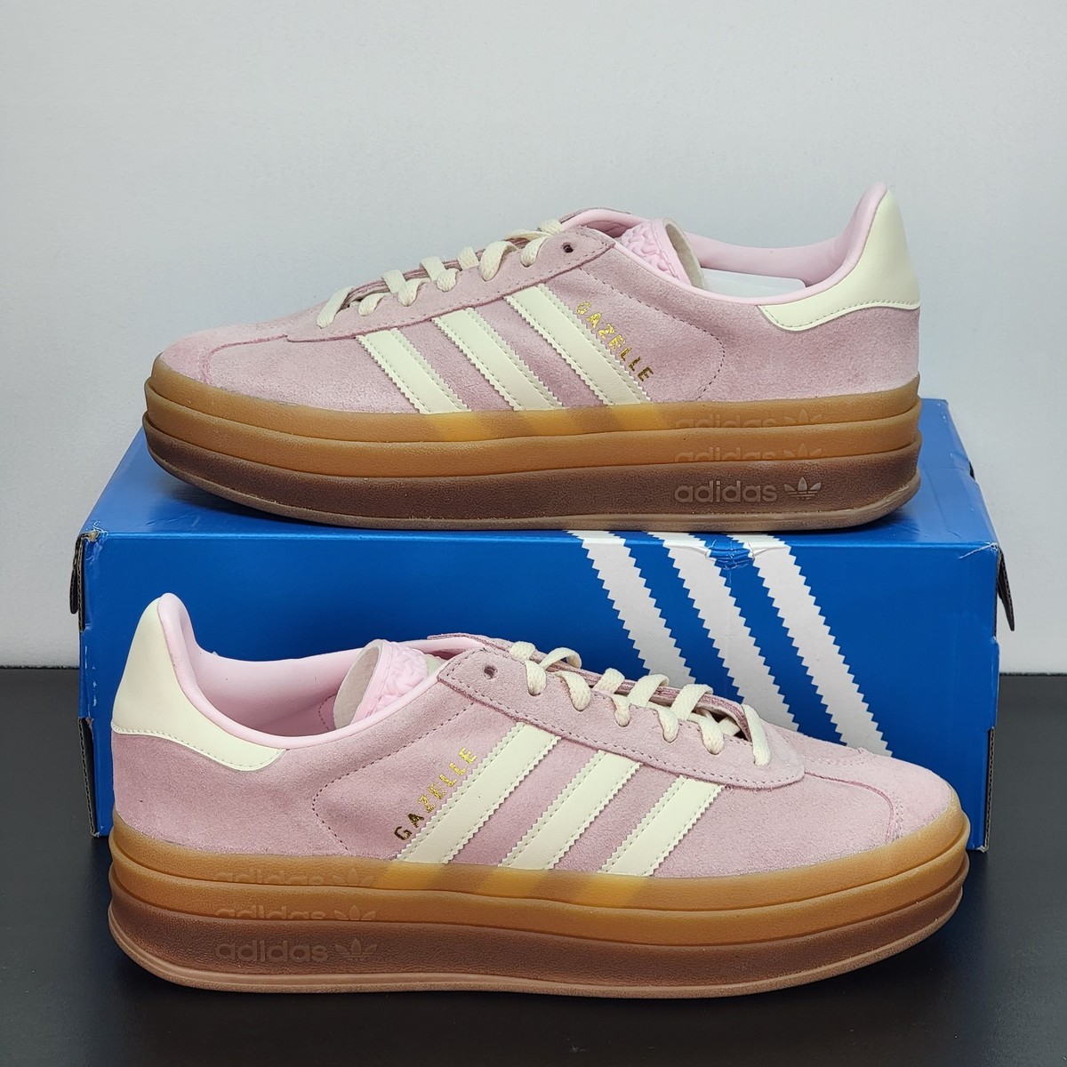 adidas gazelle silver green womens WMNS adidas Gazelle Bold Shoes Clear Sky JQ7776 main image 0