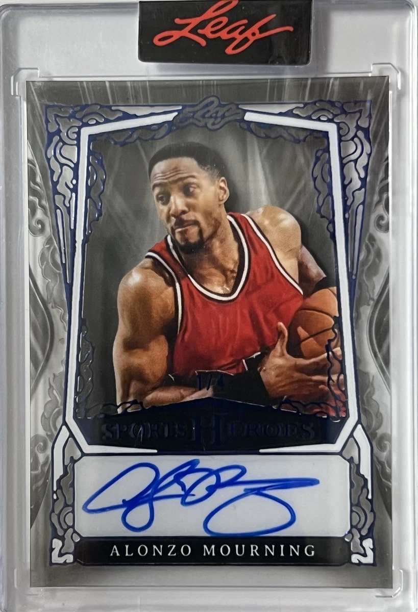 Alonzo Mourning Basketball Autographed Sports Trading Cards