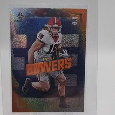 2024 Panini Luminance Rookie Brock Bowers #110 Raiders Orange Parallel /50 NFL
