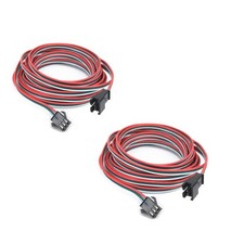 2 pcs Pack 5M 16.4ft 3 Pin JST SM Male Female Plug LED Connector Cable for WS...