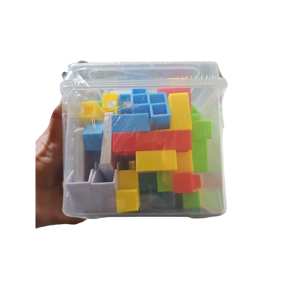 64 Pieces Colorful Building Blocks Creative Montessori Game Toy - Image 2 of 4