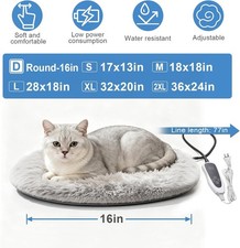 Cama Para Gatos Con Calefacción Eléctrica - Tamaño 52x38x30 Cm, 3 Niveles De Temperatura, Ideal Para Invierno