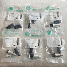 Lot of 6 3 each Neutrik NC6FSXX Female XLR  NC6MSXX Male XLR Cable Connectors