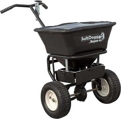 SaltDogg WB155BG Professional 100 lb Cap. Walk Behind Broadcast Salt Spreader