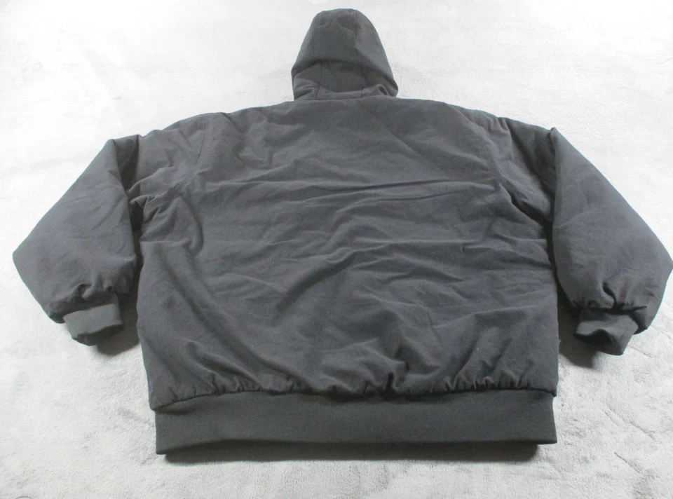 Chaqueta Elefante Dorado Lona Negra Para Hombres XXL 2XL Ropa de Trabajo Aislada Construcción Foto 2 de 4