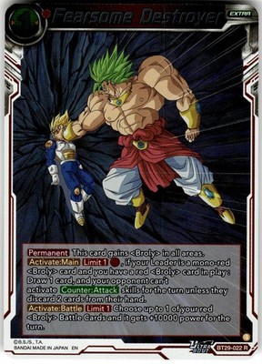 Fearsome Destroyer BT29-022 Foil Dragon Ball Super NM Fast Ship