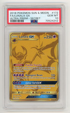 2018 Pokemon Sun & Moon Lunala GX Full Art #172 Ultra Prism Secret PSA 10 GEM MT on eBay