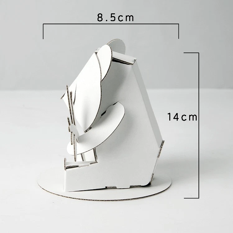 3PC Panda Animal Puzzle 3D DIY Jigsaw Children Educational Kids Toys Gift - Image 3 of 4