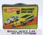 24 Car Collector's Race Storage Case w/ 2 Trays Hot Wheels 1969 Mattel Redline