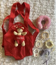 Pleasant Company American Girl Doll Bitty Baby Toy Bear Carrier Accessories