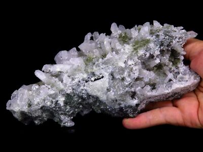 RIESIGE QUARZ-CHLORIT-EINSCHLÜSSE   San Guillermo-Mine, Spanien / 20 x 10,5...