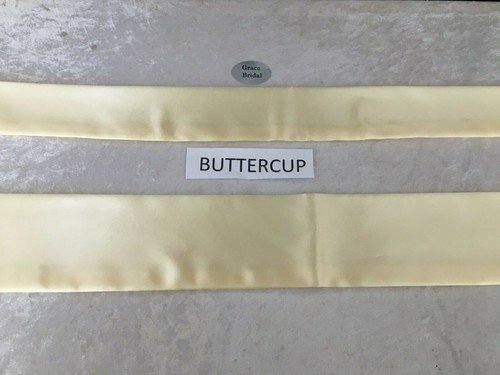 86" SATIN WEDDING PARTY SASH BELT BRIDESMAID FLOWER GIRL PROM *UK MADE/SELLER* - Picture 102 of 181