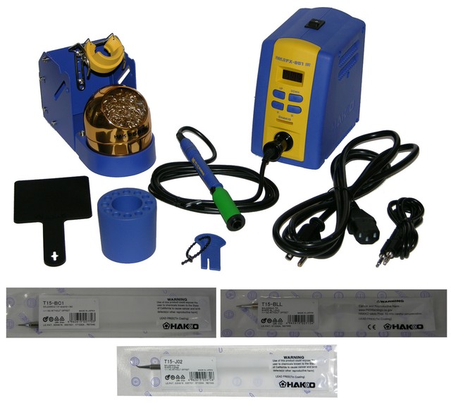 Hakko FX95166 FX951 Digital Soldering Station Includes T15J02 T15BLL T15BC1 eBay