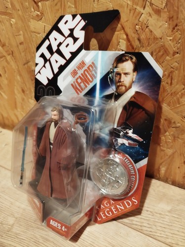 Star Wars 30th Anniversary Obi-Wan Kenobi TAC Hasbro SAGA MOC - Bild 3 von 3
