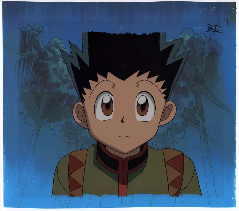 Hunter x Hunter Anime Cel Douga Gon Freecs Season 1 Ep.2 Shonen Jump 1999  Rare