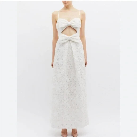 NWT Zimmermann Corsage Lace Bow Dress | eBay