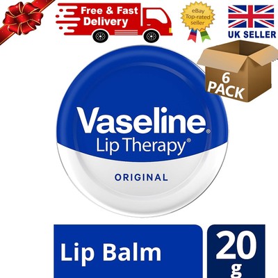 Vaseline Lip Therapy Original Dose, 20g - 6er Pack