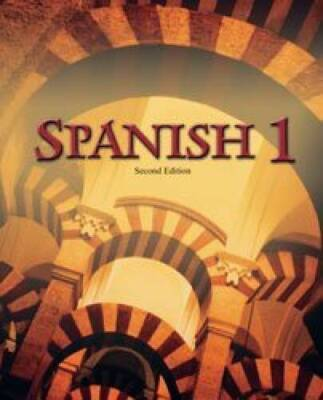 #ad Spanish 1 Student Text Spanish Edition Paperback GOOD $4.35
