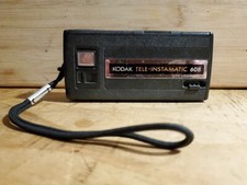 Vintage Kodak Tele Instamatic 608 Film Black Camera