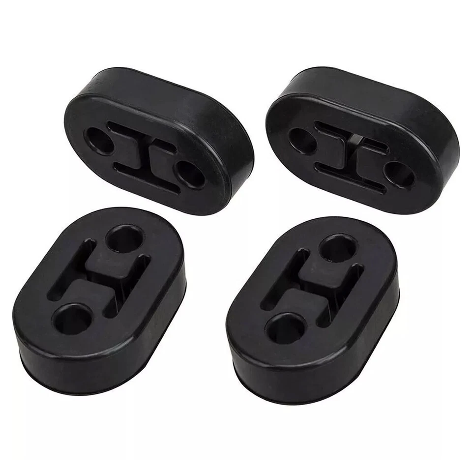 4X Rubber Exhaust Hanger Insulator: Tail Pipe Mount Holder Bracket for Vehicles Foto 2 de 4