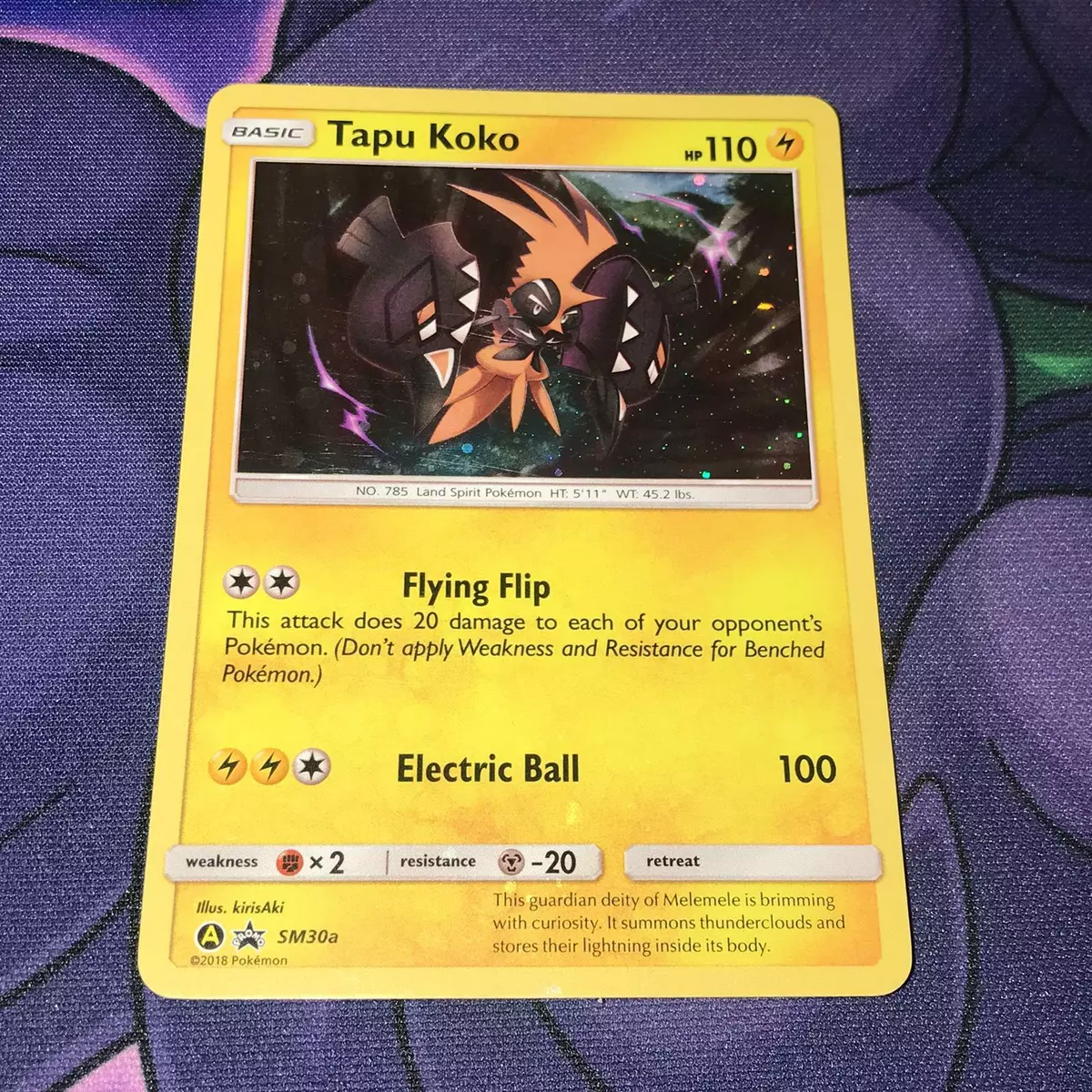 Shiny Tapu Koko - SM30a - Holo - Pokemon Singles » Pokemon Promos » SM  Black Star Promos (SM01-SM???) - Da-Planet