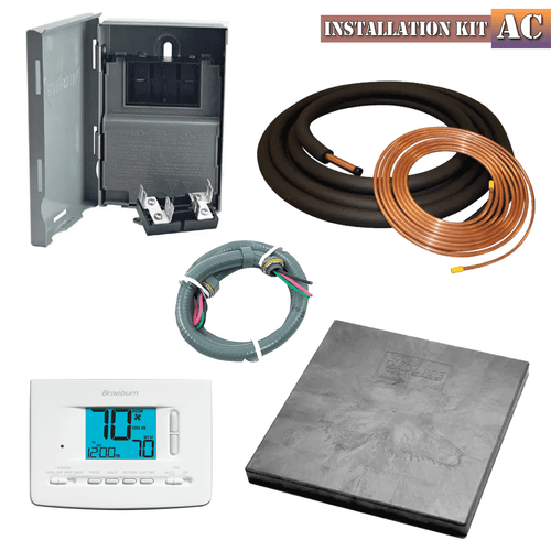 Air Conditioning Installation Kit 30'-50' 3/8" Liquid Line 7/8" Suction Line