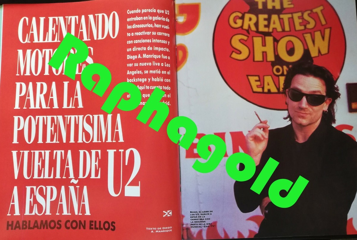 Revista PRIMERA LINEA 93 U2 Coque Malla Ridley Scott Bridget Fonda
