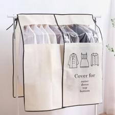 2x Clothes Rail Cover Hanging Garment/Coat Hanger Storage Protector Suit Case