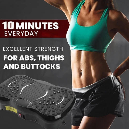 Vibration Plate Exercise Machine Whole Body Workout Lose Weight Fitness Machine - Picture 6 of 15