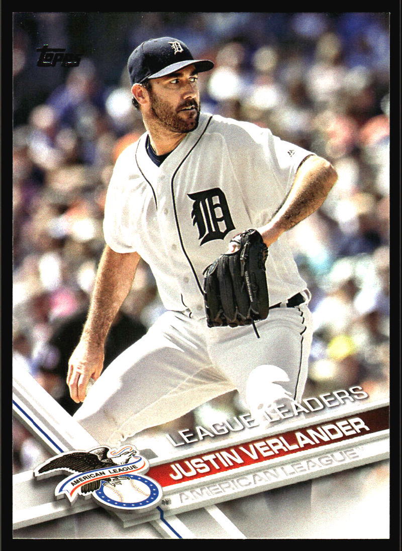 2017 Topps Justin Verlander    #159 Detroit Tigers