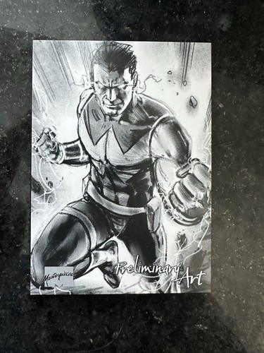 2024 UD Marvel Skybox Masterpieces Nahuel Grego Preliminary Art WONDER MAN #35