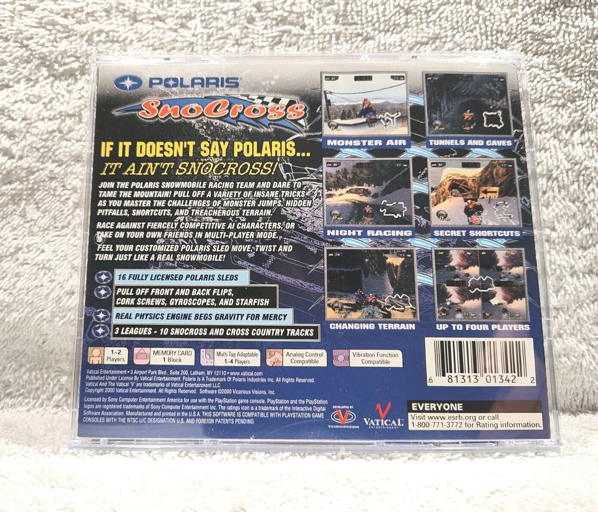 Polaris SnoCross - (PS1, 2000) *CIB* Great Condition* Black Label