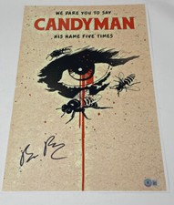 Bernard Rose Signed Autographed Candyman 12x18 Movie Poster Horror Beckett COA
