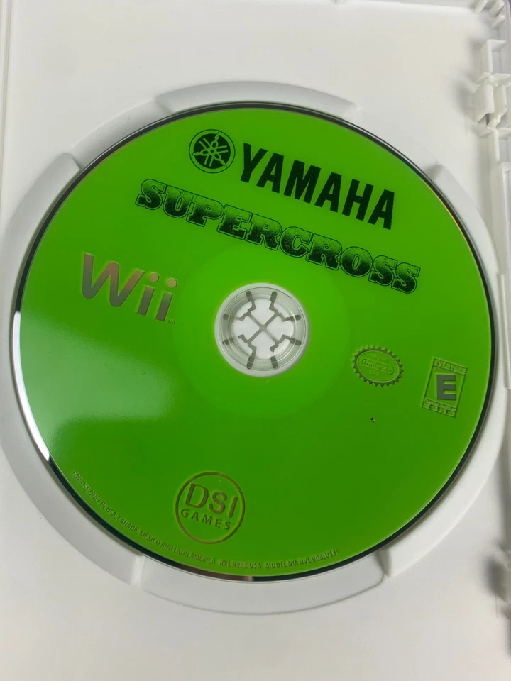 Yamaha Supercross (Wii, 2008) CIB Complete VG Disc - Image 4 of 4