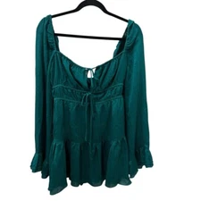 House Of Harlow 1960 Lara Deep Teal Midi Dress Size Medium